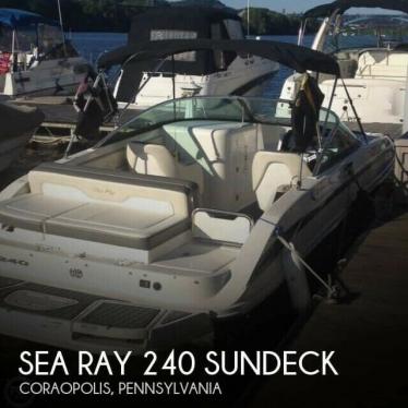 2012 Sea Ray 240 sundeck