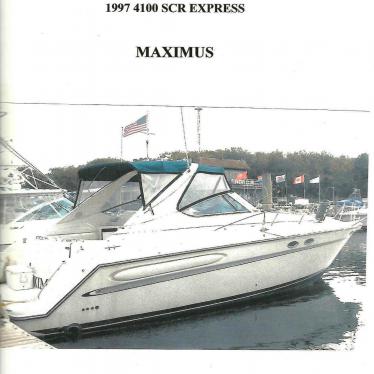 1997 Maxum 4100 express scr