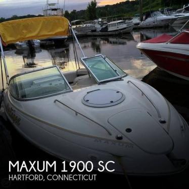 1999 Maxum 1900 sc