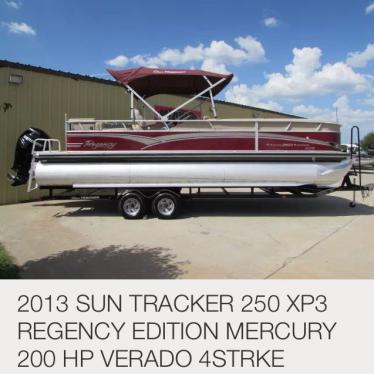 2013 Sun Tracker 2013 sun tracker regency party barge /tritoon 250 xp3