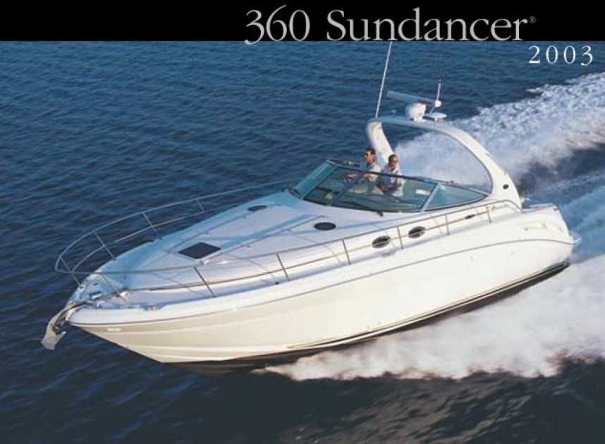 2003 Sea Ray 360 sundancer