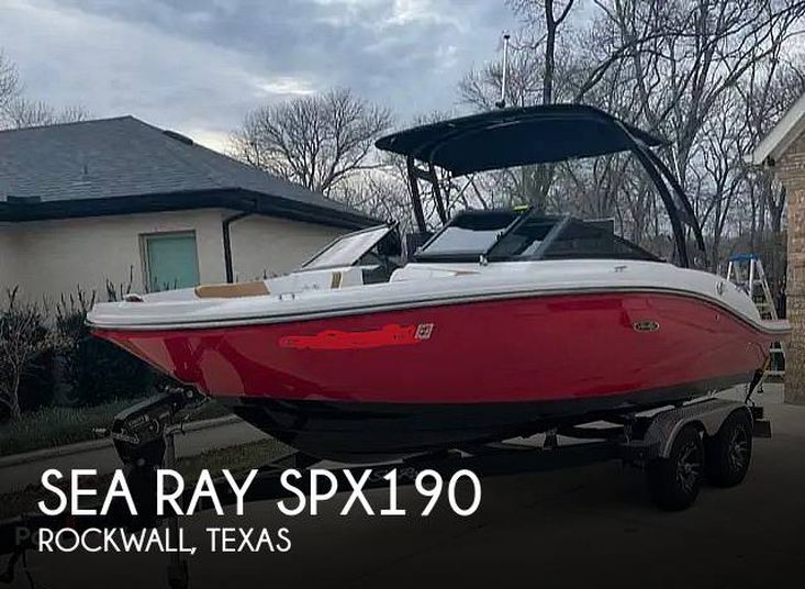2018 Sea Ray 190 spx