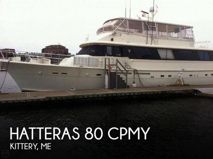 1985 Hatteras 80 motor yacht
