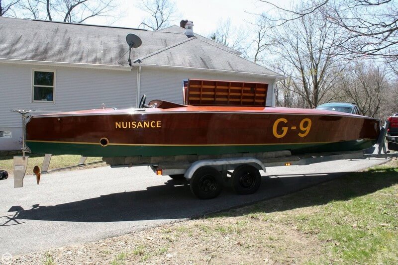 1989 Custom 26 gold cup race boat
