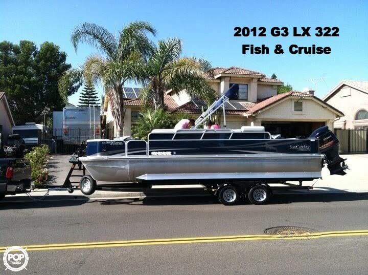 2012 G3 suncatcher lx 322 fish \u0026 cruise