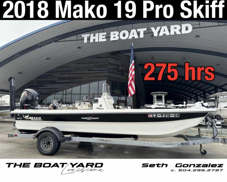 2018 Mako 19 pro skiff